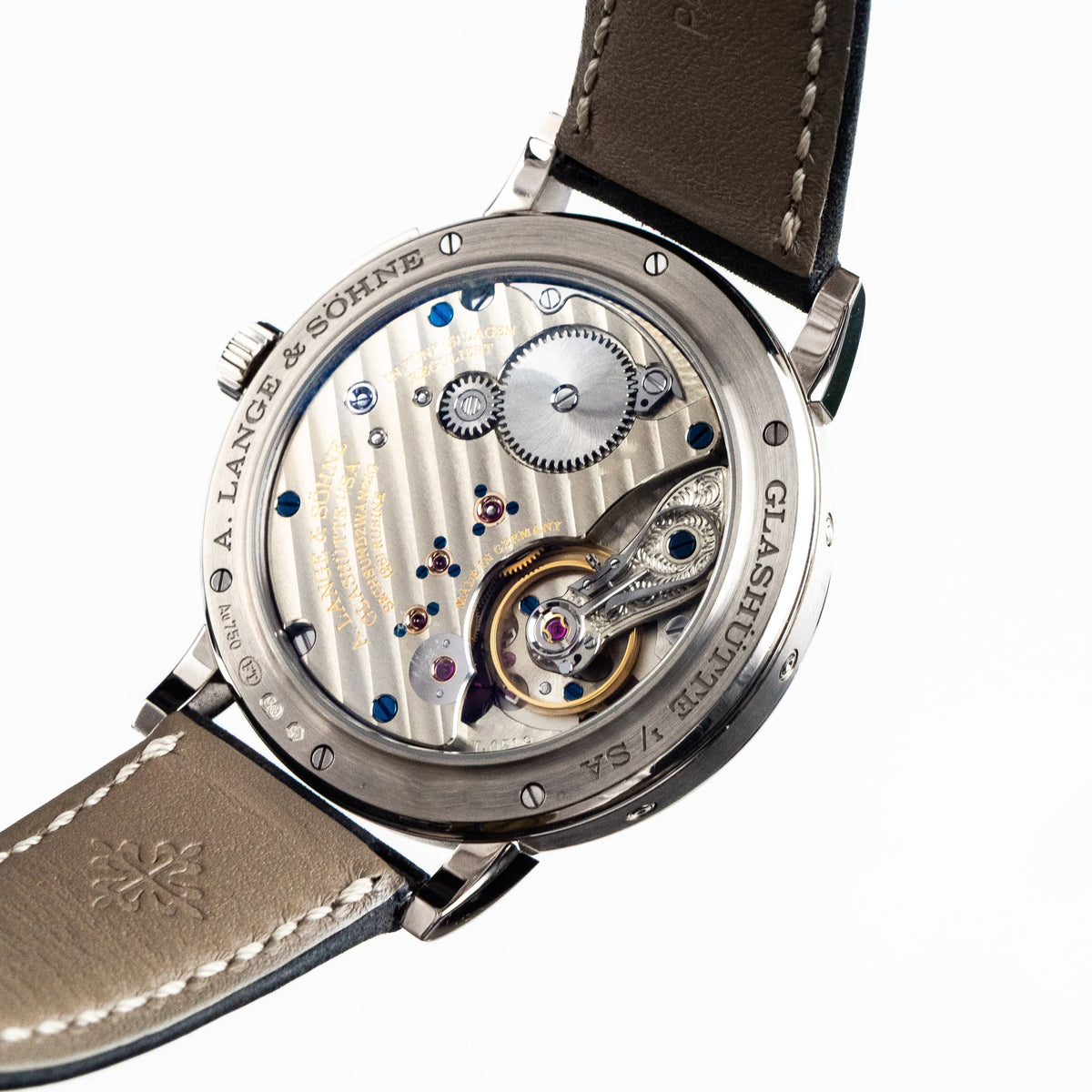 A. Lange & Söhne 1815 238.026E Annual Calendar Moon Phase White Gold Silver Dial
