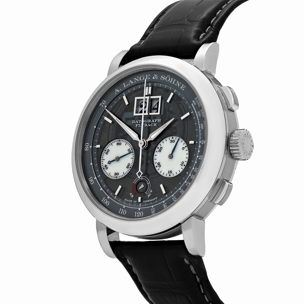 A. Lange & Söhne Datograph 405.034 Up/Down "Lumen" Platinum Black Dial