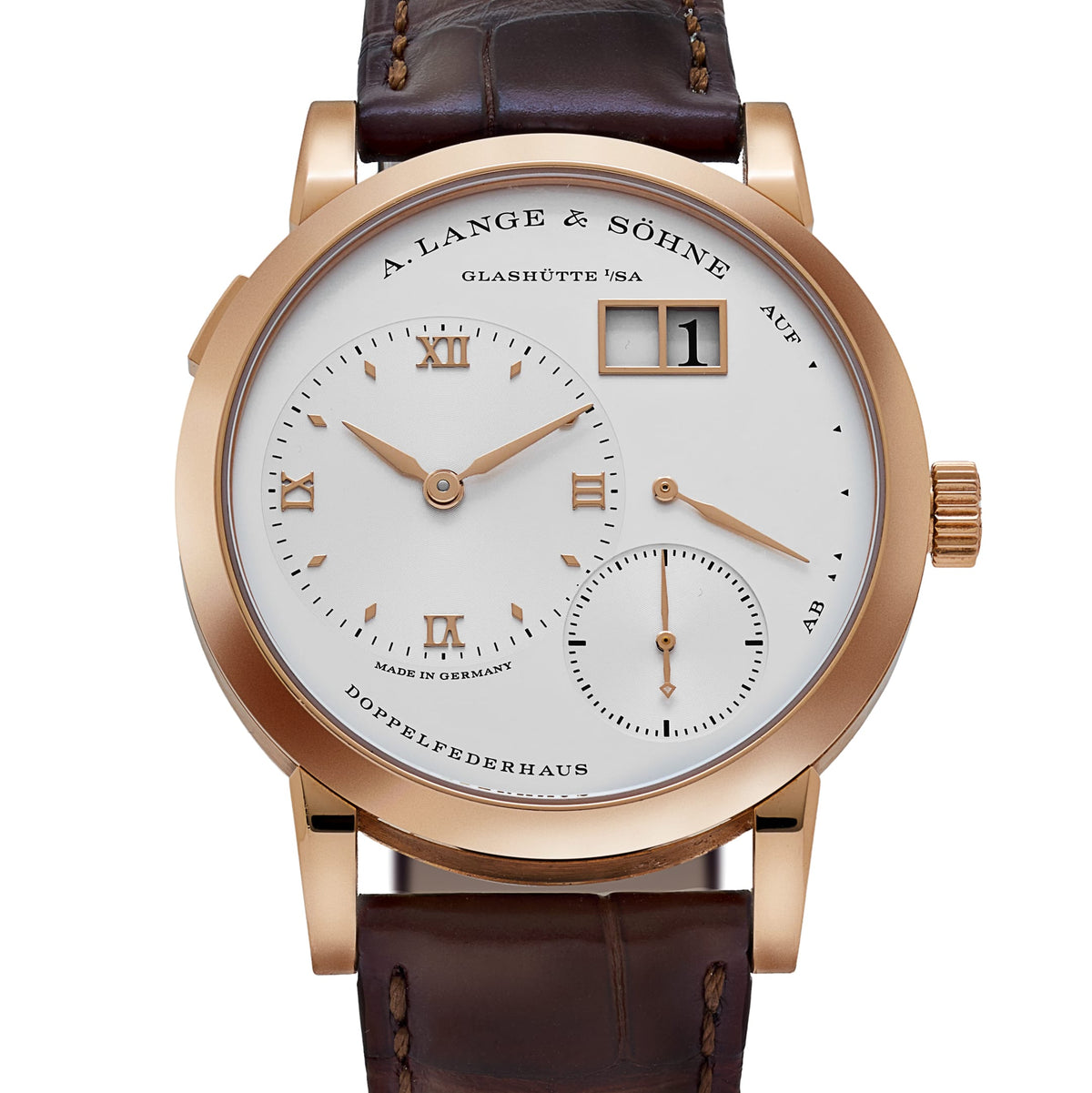 A. Lange & Söhne Lange 1 191.032 Rose Gold Silver Dial