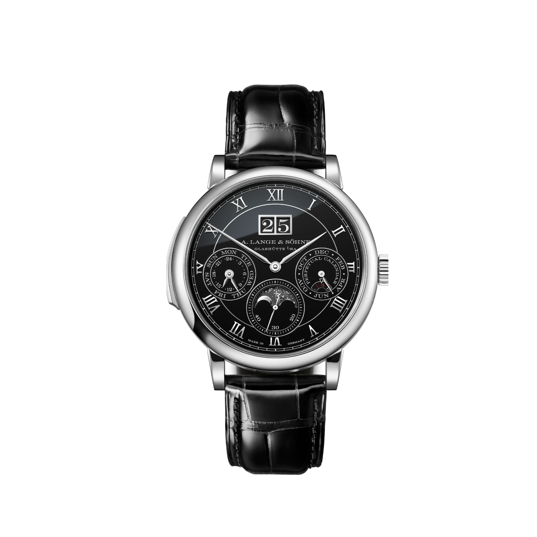 A. Lange & Söhne Minute Repeater Perpetual Moon Phase 607.091FE Platinum Black Enamel Dial Limited Edition (2025)