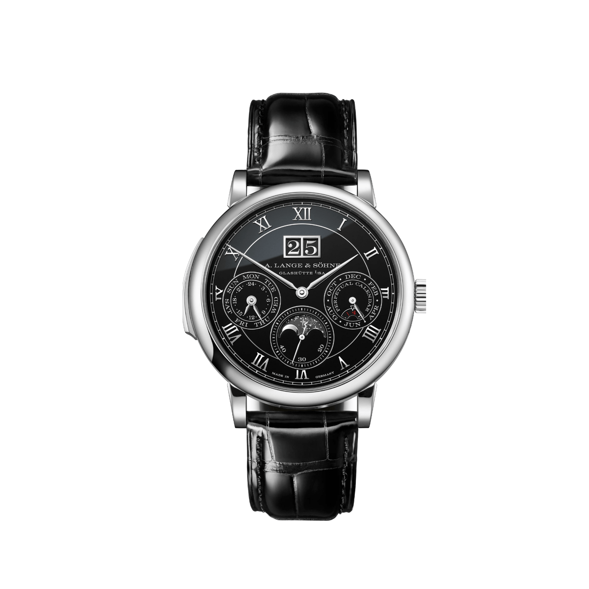 A. Lange & Söhne Minute Repeater Perpetual Moon Phase 607.091FE Platinum Black Enamel Dial Limited Edition (2025)