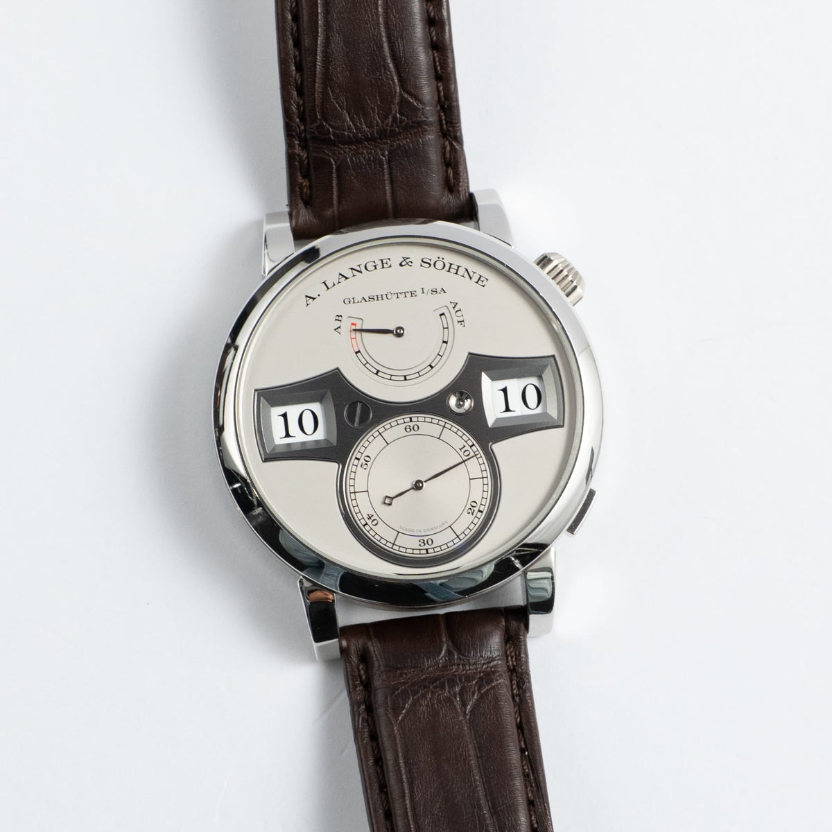 A. Lange & Söhne Zeitwerk 142.025 Platinum Rhodium Dial (2025)