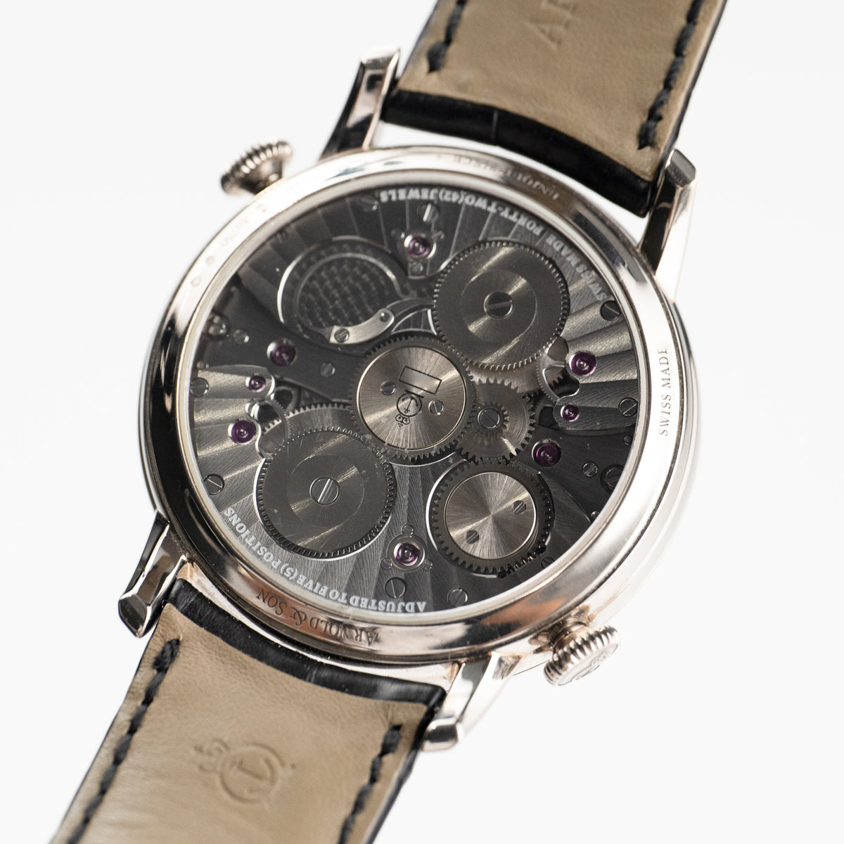 Arnold & Son Double Tourbillon 1DTAW.Z01A.C121W White Gold Jade Green White Opal Dial Piece Unique (2022)