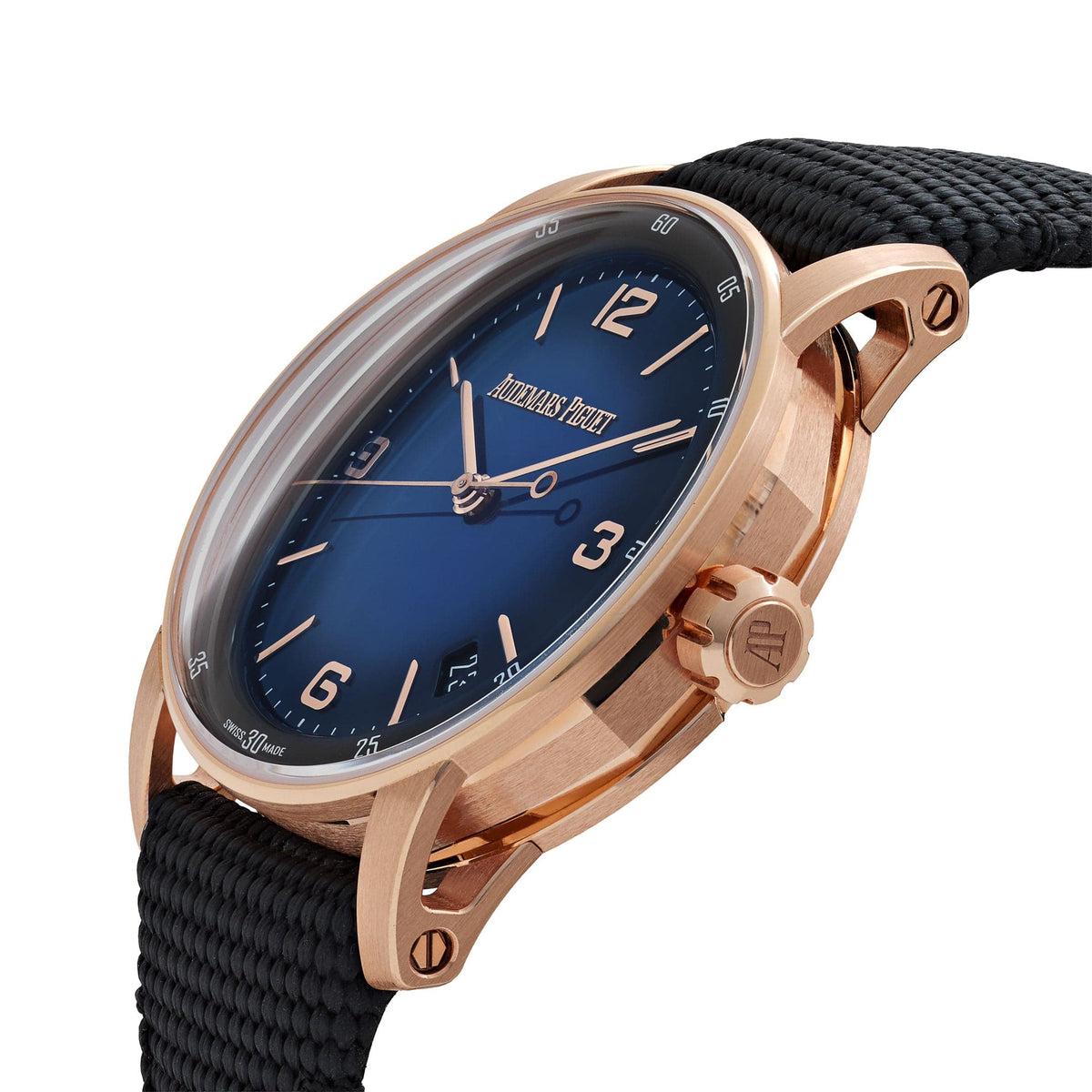 Audemars Piguet Code 11.59 15210OR.OO.A028CR.01 Rose Gold Smoked Lacquered Blue Dial