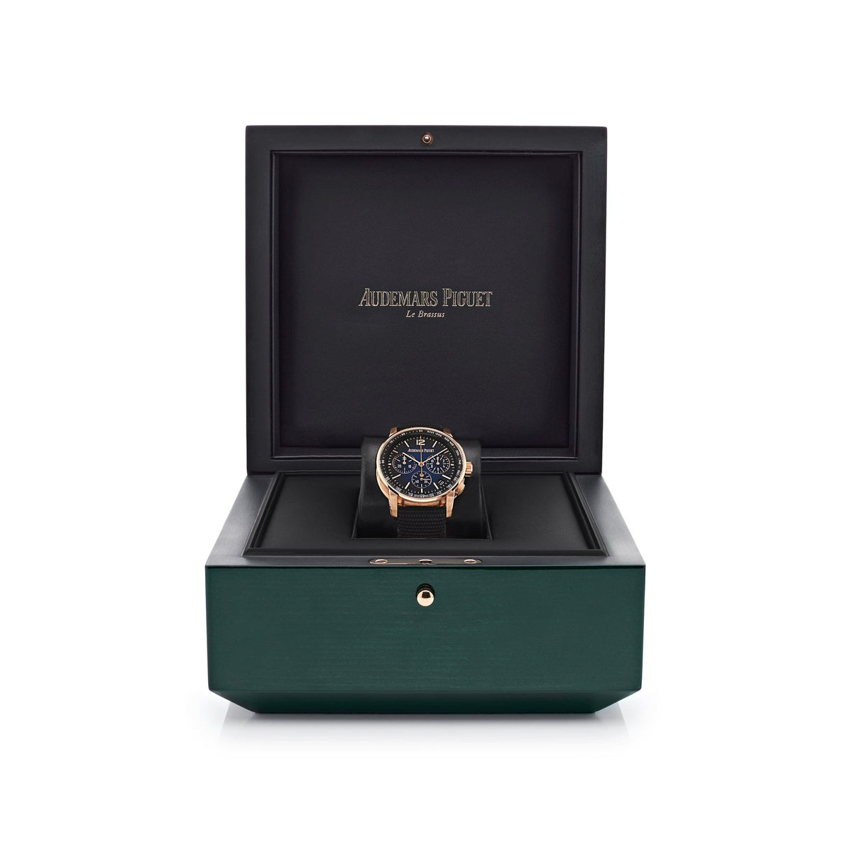 Audemars Piguet Code 11.59 26393OR.OO.A002KB.03 Selfwinding Chronograph Rose Gold Blue Dial