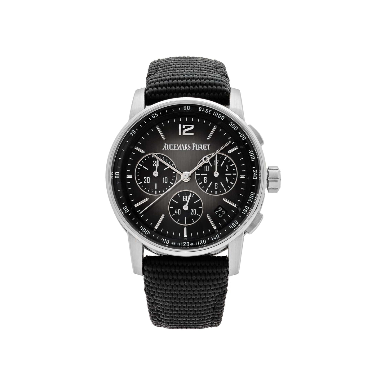 Audemars Piguet Code 11.59 26393NB.OO.A002KB.01 Selfwinding Chronograph Black Ceramic White Gold Grey Dial
