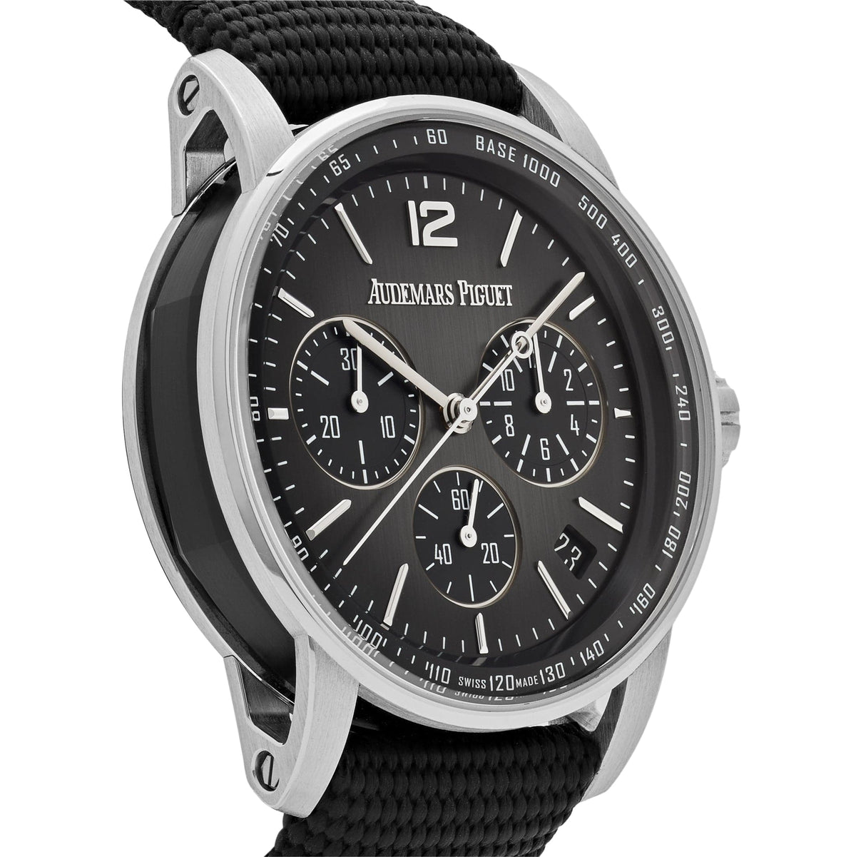 Audemars Piguet Code 11.59 26393NB.OO.A002KB.01 Selfwinding Chronograph Black Ceramic White Gold Grey Dial