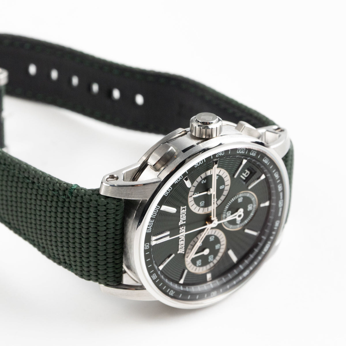 Audemars Piguet Code 11.59 Chronograph 26393ST.OO.A056KB.01 Stainless Steel Green Dial (2023)