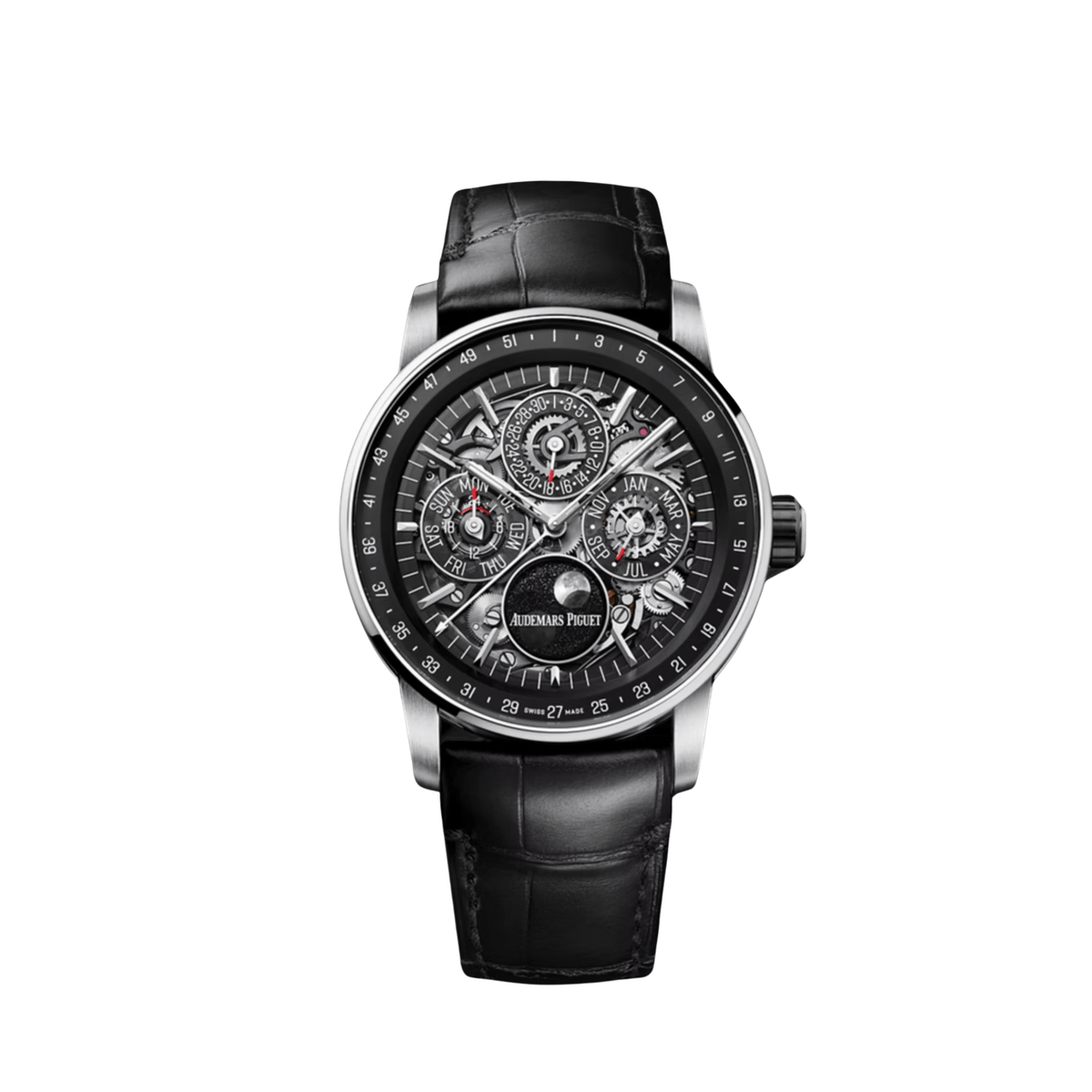 Audemars Piguet Code 11.59 Perpetual Calendar 26443NB.OO.D002CR.01 White Gold Black Ceramic Openworked Dial (2026)
