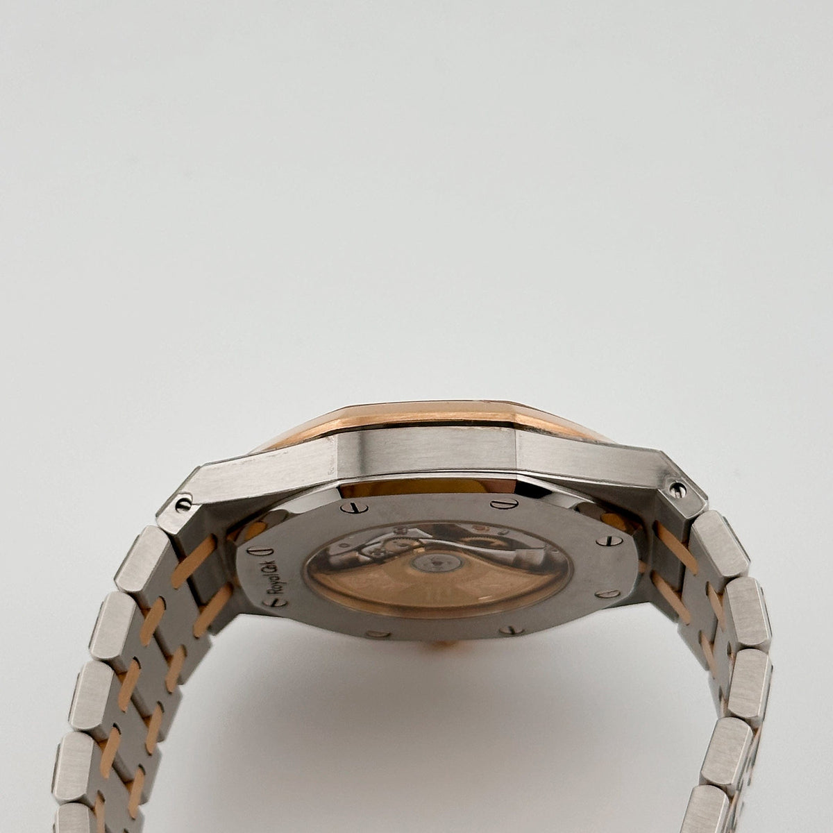 Audemars Piguet Royal Oak 15400SR.OO.1220SR.01 Stainless Steel Rose Gold White Dial