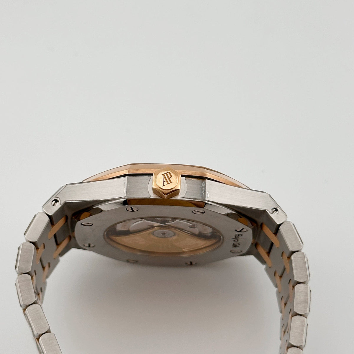 Audemars Piguet Royal Oak 15400SR.OO.1220SR.01 Stainless Steel Rose Gold White Dial