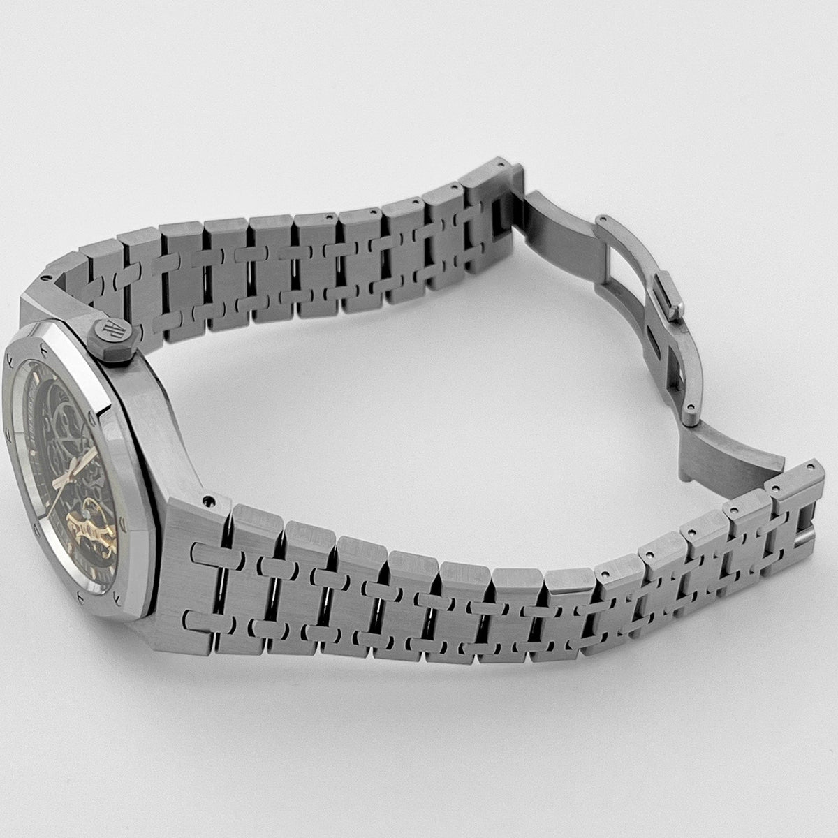 Audemars Piguet Royal Oak 15407ST.OO.1220ST.01 Double Balance Wheel Stainless Steel Openworked Dial (2017)