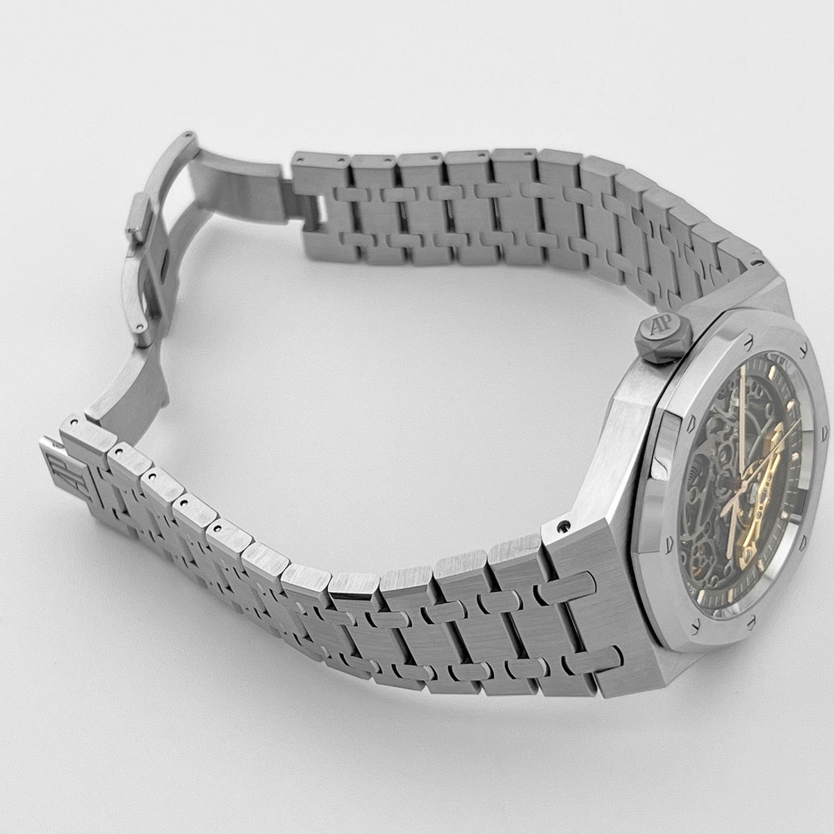Audemars Piguet Royal Oak 15407ST.OO.1220ST.01 Double Balance Wheel Stainless Steel Openworked Dial (2017)