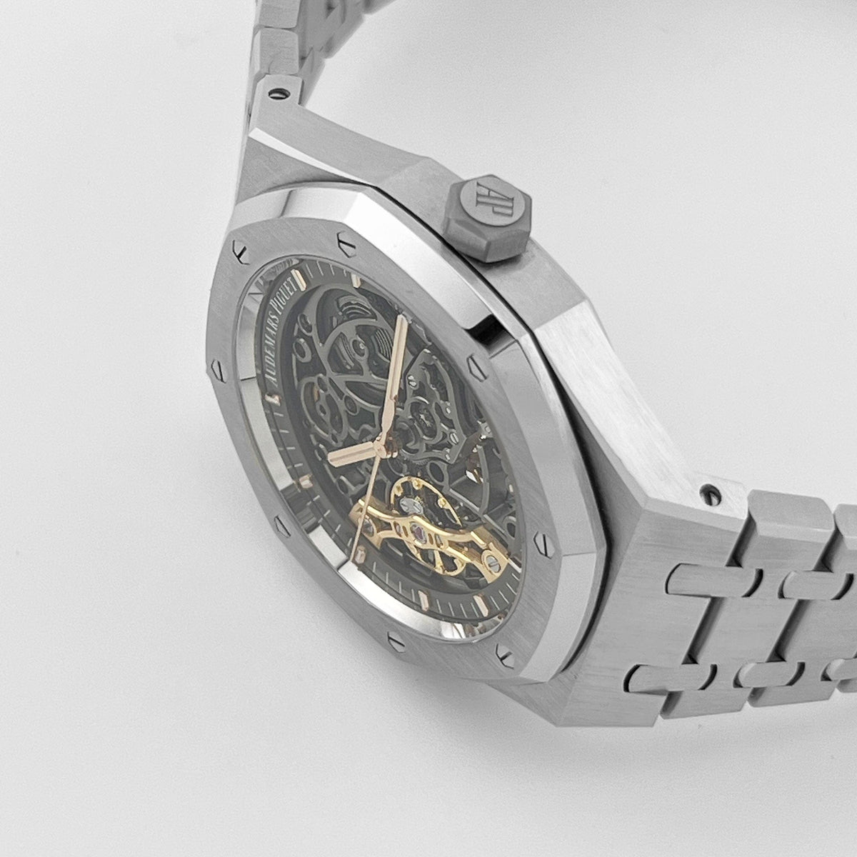 Audemars Piguet Royal Oak 15407ST.OO.1220ST.01 Double Balance Wheel Stainless Steel Openworked Dial (2017)