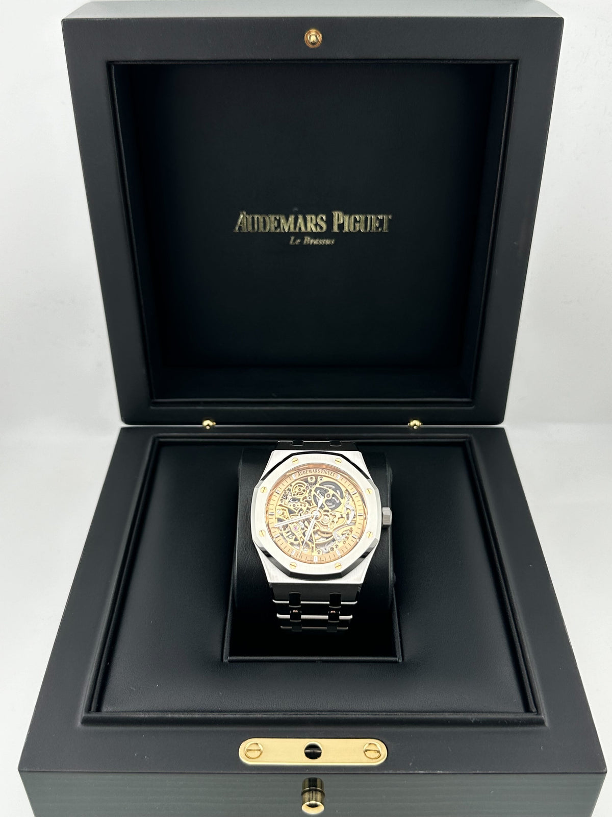 Audemars Piguet Royal Oak 15407ST.OO.1220ST.02 Double Balance Wheel Openworked Stainless Steel Pink Gold-Toned Dial (2026)
