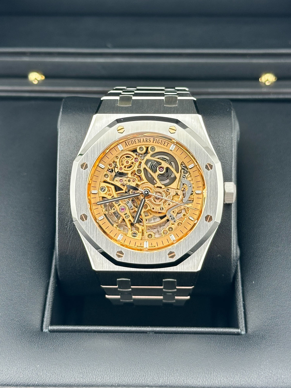 Audemars Piguet Royal Oak 15407ST.OO.1220ST.02 Double Balance Wheel Openworked Stainless Steel Pink Gold-Toned Dial (2026)