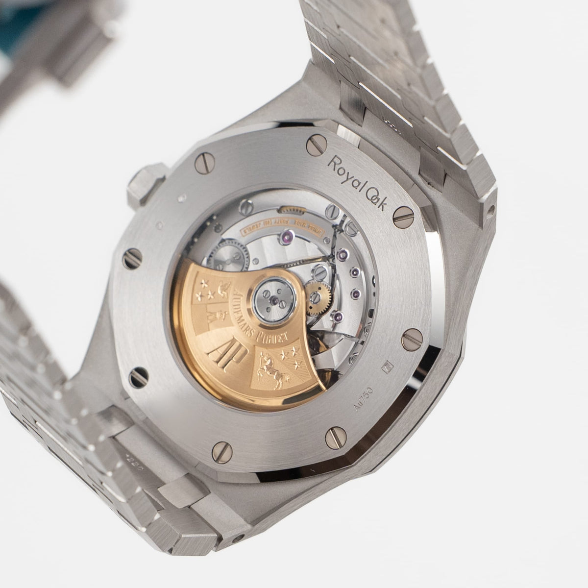 Audemars Piguet Royal Oak 15413BC.YY.1220BC.01 White Gold Rainbow Sapphires Bezel Diamond Dial Limited Edition of 10 (2022)
