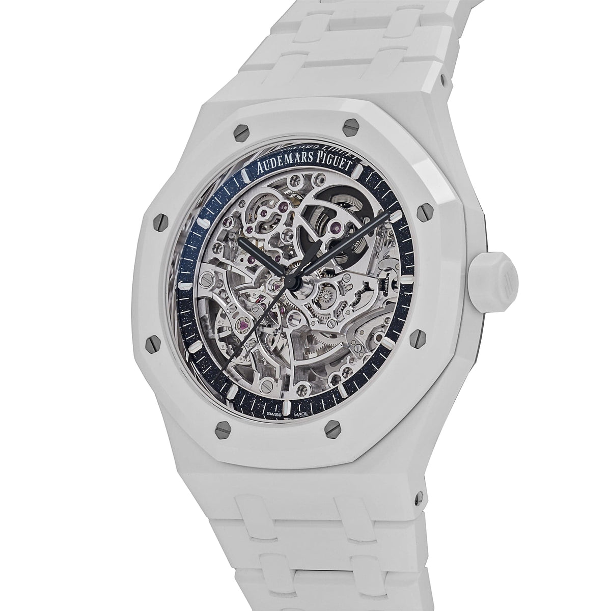 Audemars Piguet Royal Oak 15416CB.OO.1225CB.01 'Middle East Edition' Double Balance Wheel Openworked White Ceramic Limited Edition of 30