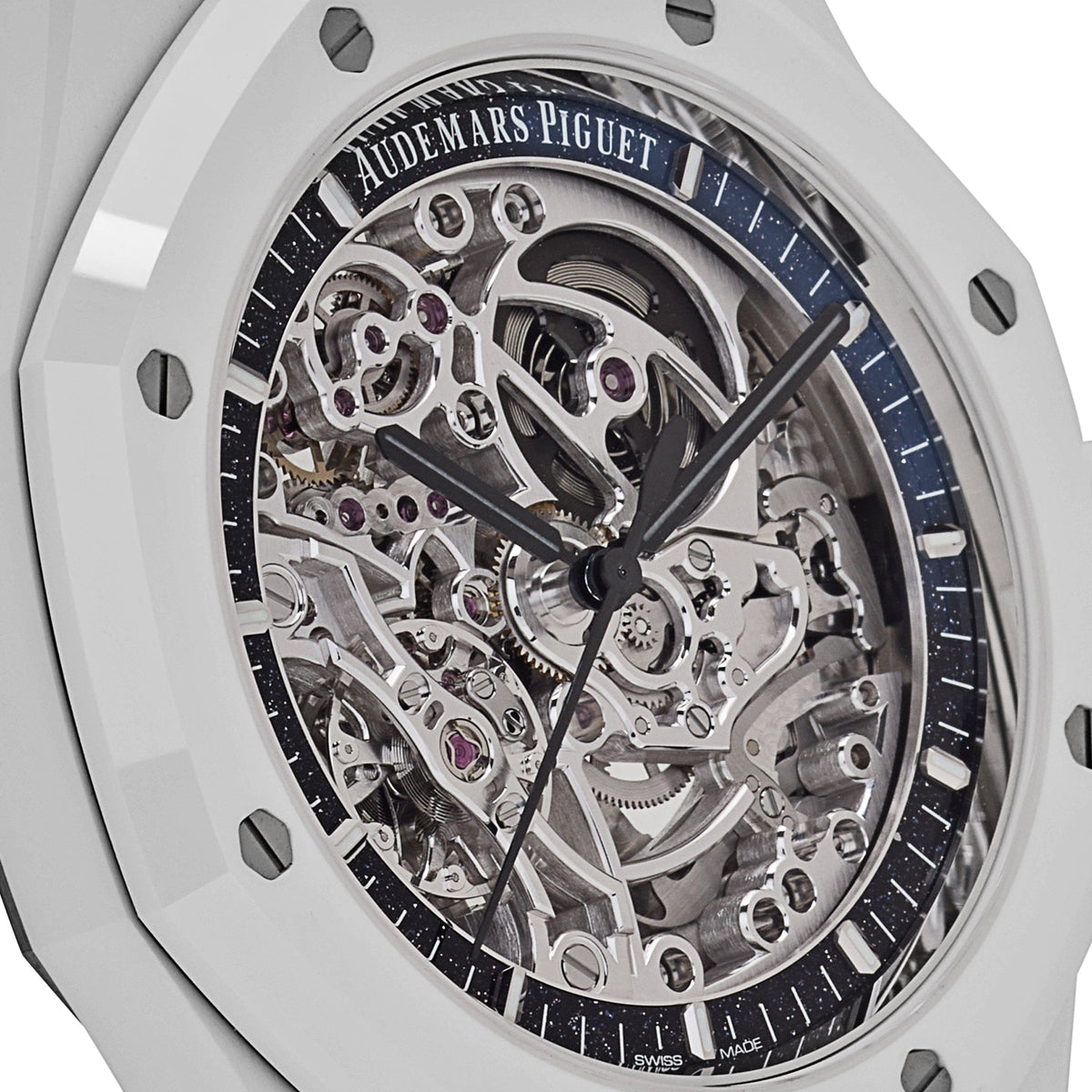 Audemars Piguet Royal Oak 15416CB.OO.1225CB.01 'Middle East Edition' Double Balance Wheel Openworked White Ceramic Limited Edition of 30