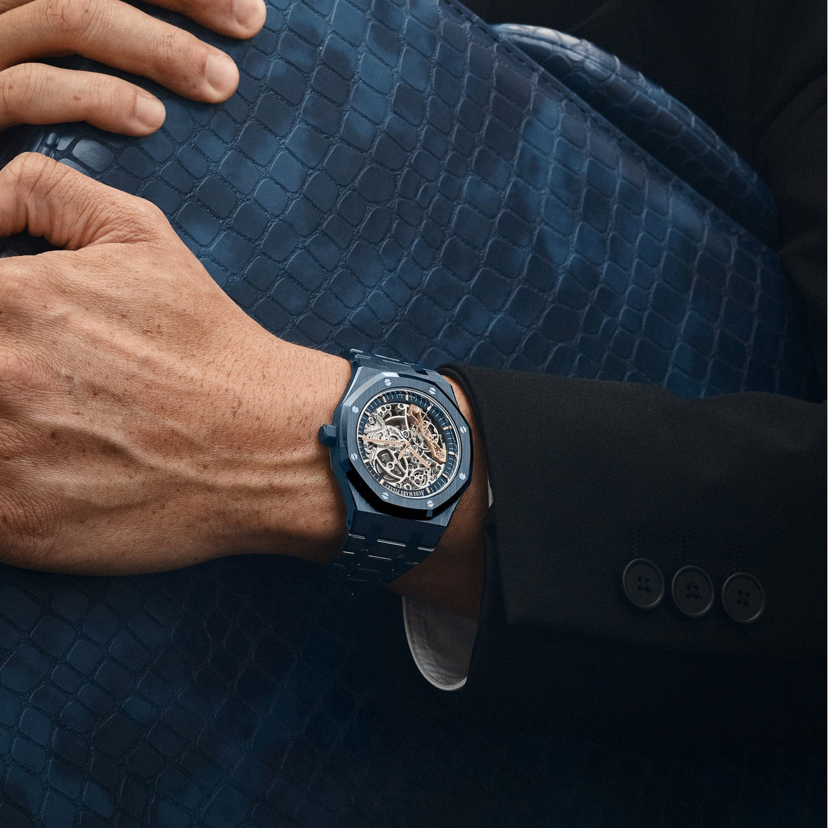 Audemars Piguet Royal Oak 15416CD.OO.1225CD.01 Double Balance Wheel Openworked Bleu Nuit Nuage 50 Blue Ceramic (2026)