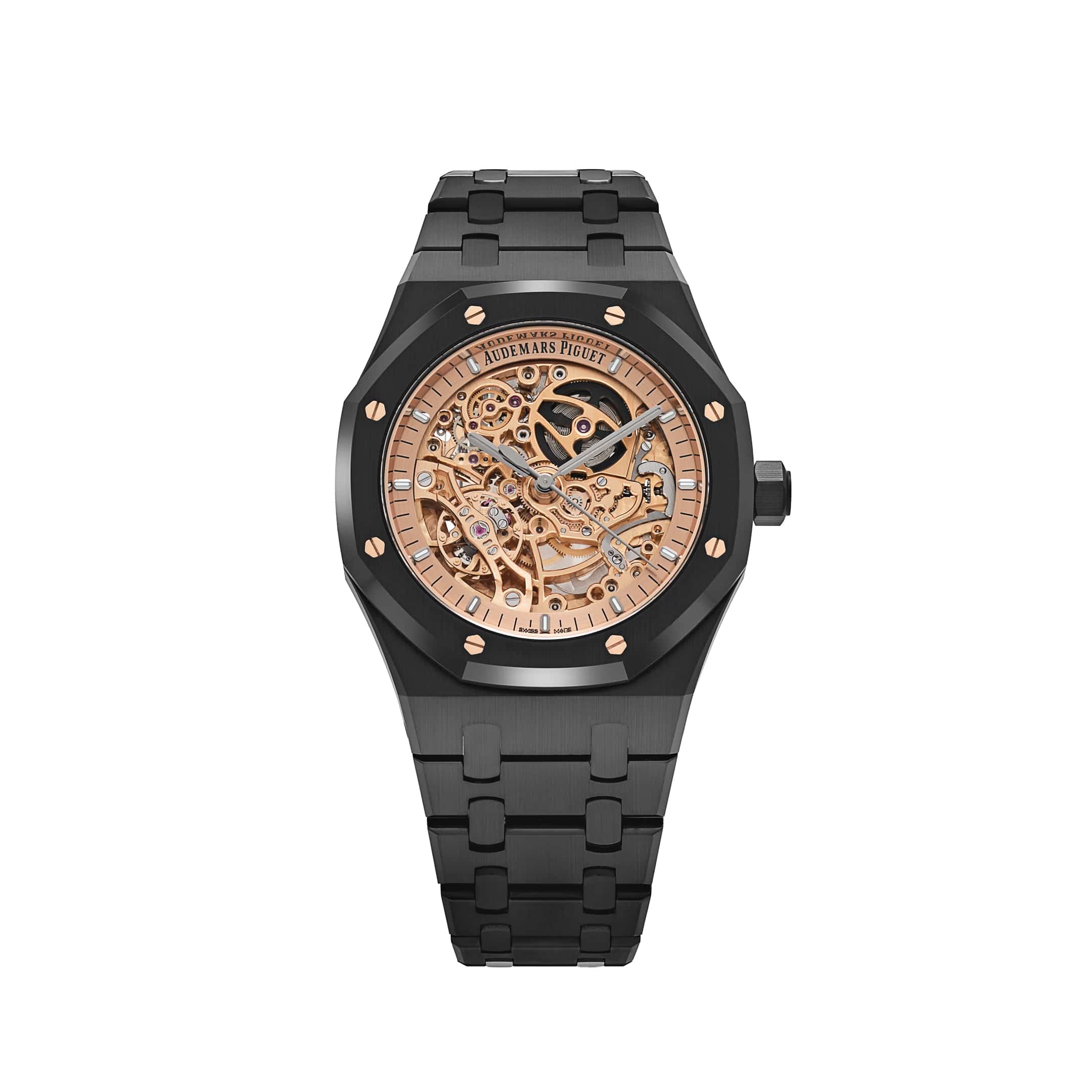Audemars Piguet Royal Oak 15416CE.OO.1225CE.02 Double Balance Wheel Black Ceramic Openworked Dial Limited Edition of 150