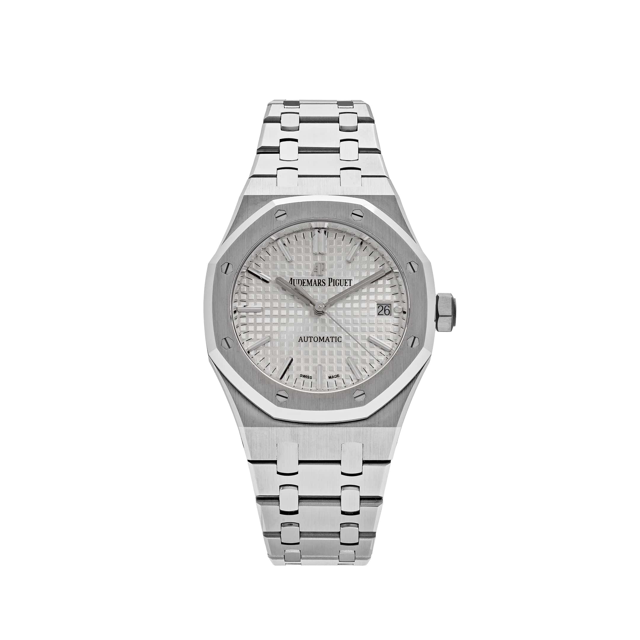 Audemars Piguet Royal Oak 15450ST.OO.1256ST.01.A Selfwinding Stainless Steel White Dial