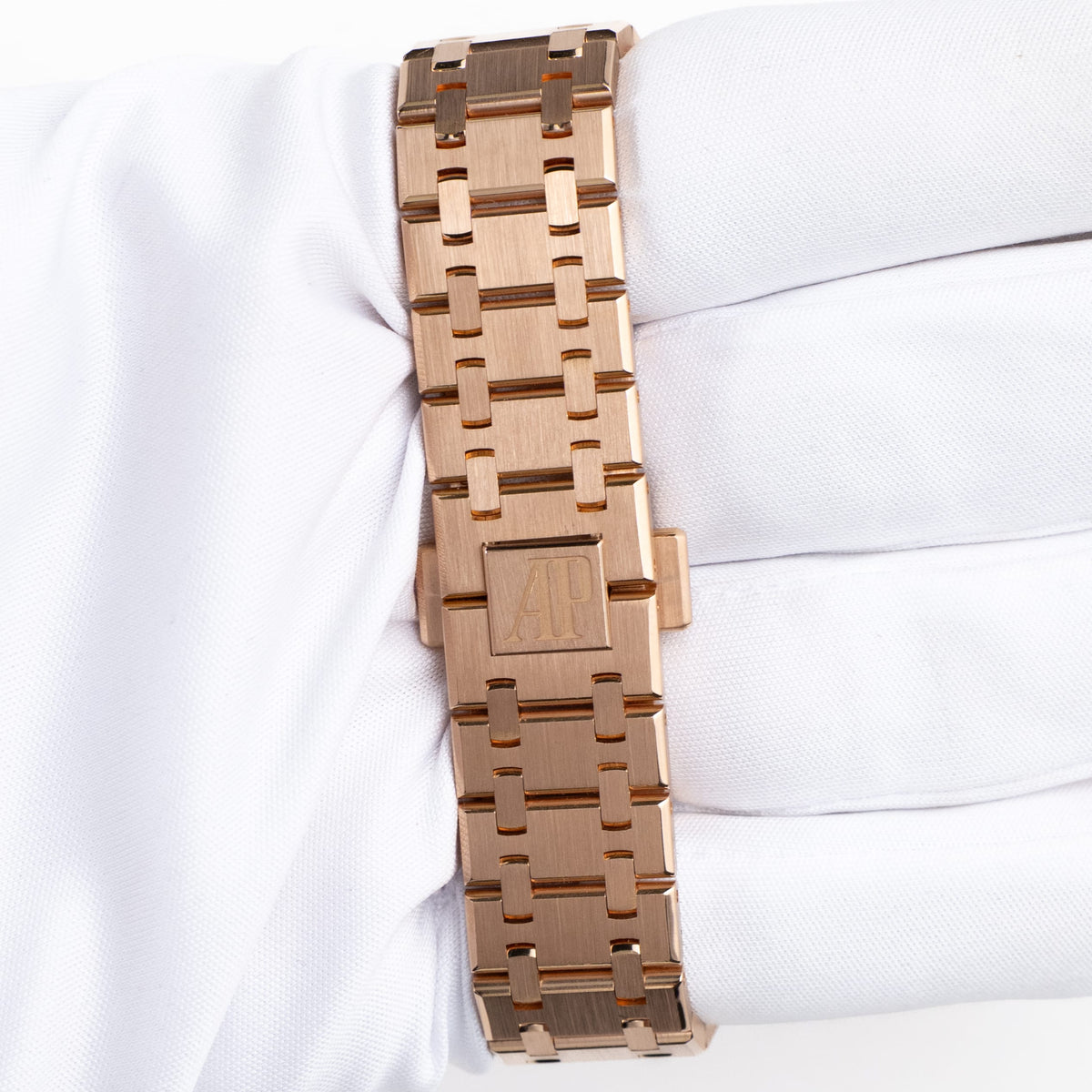 Audemars Piguet Royal Oak 15451OR.ZZ.1256OR.03 'Ladies' Rose Gold Diamond Bezel (2019)