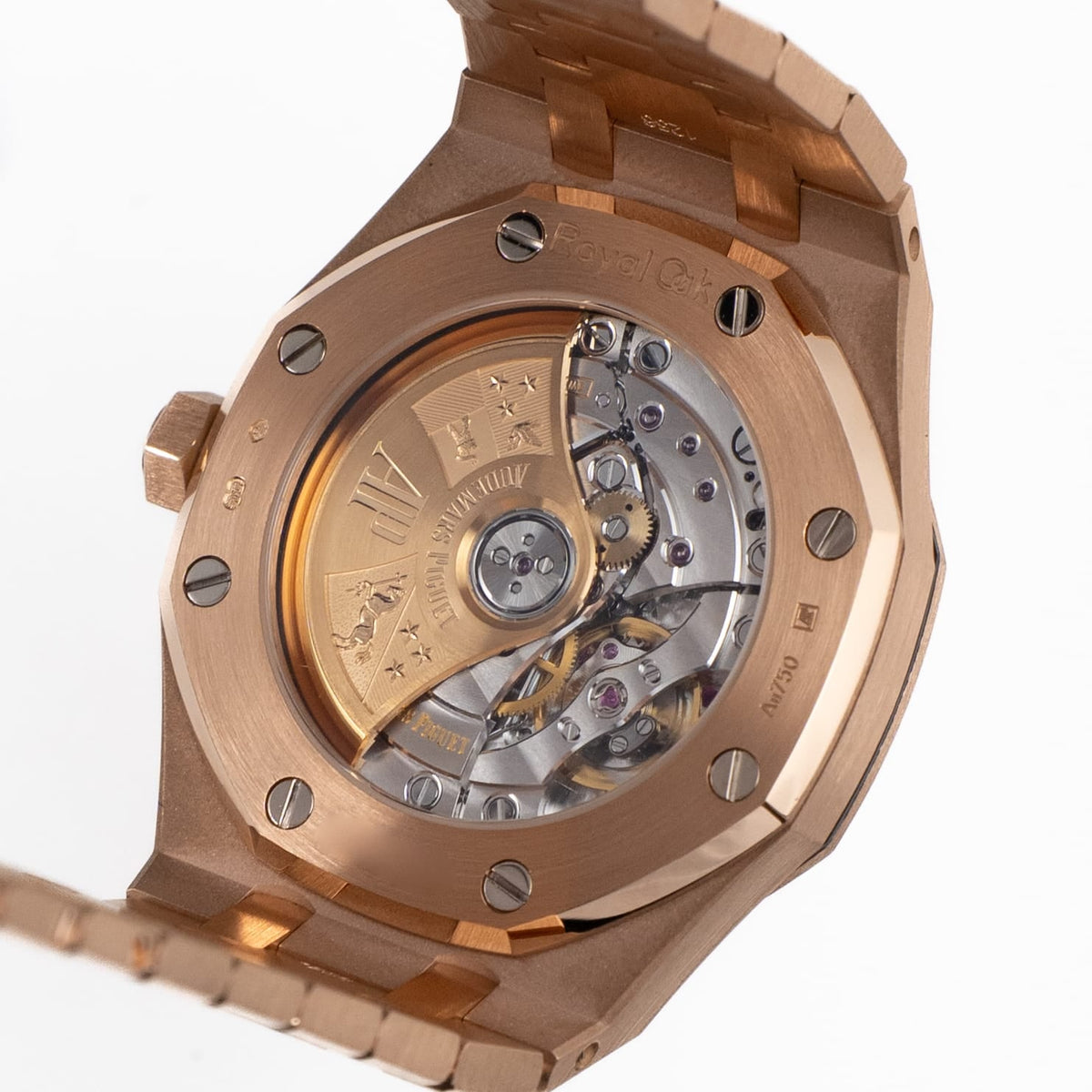 Audemars Piguet Royal Oak 15451OR.ZZ.1256OR.03 'Ladies' Rose Gold Diamond Bezel (2019)