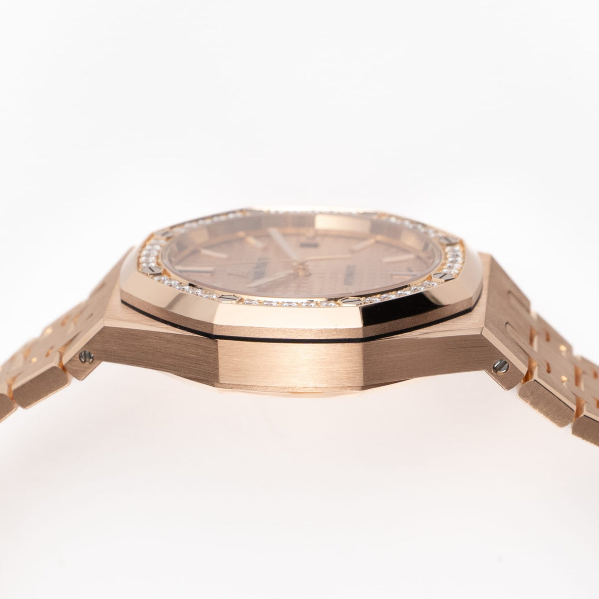 Audemars Piguet Royal Oak 15451OR.ZZ.1256OR.03 'Ladies' Rose Gold Diamond Bezel (2019)