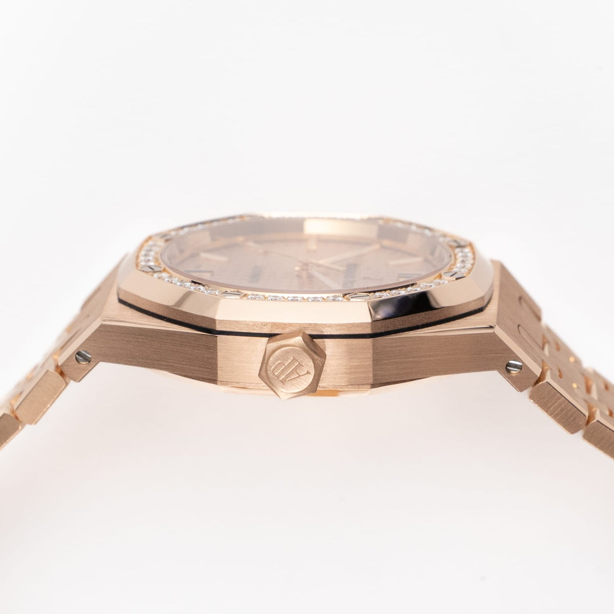 Audemars Piguet Royal Oak 15451OR.ZZ.1256OR.03 'Ladies' Rose Gold Diamond Bezel (2019)