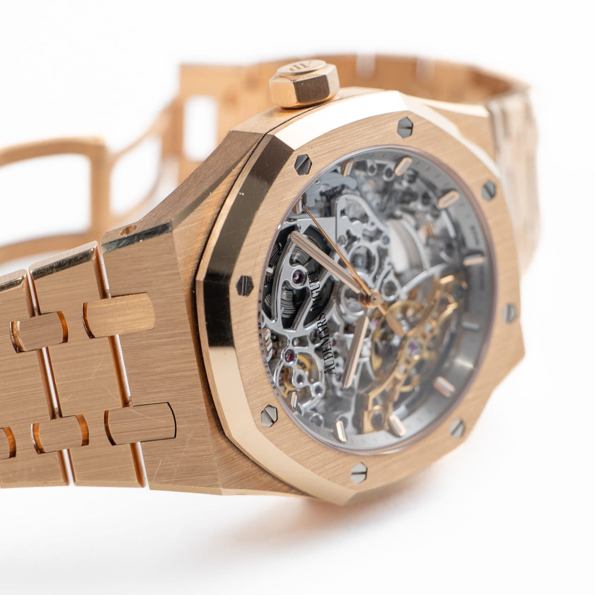 Audemars Piguet Royal Oak 15467OR.OO.1256OR.01 Double Balance Wheel Openworked Rose Gold (2018)