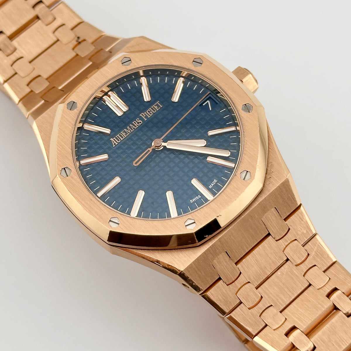 Audemars Piguet Royal Oak 15510OR.OO.1320OR.03 Rose Gold Blue Dial (2023)