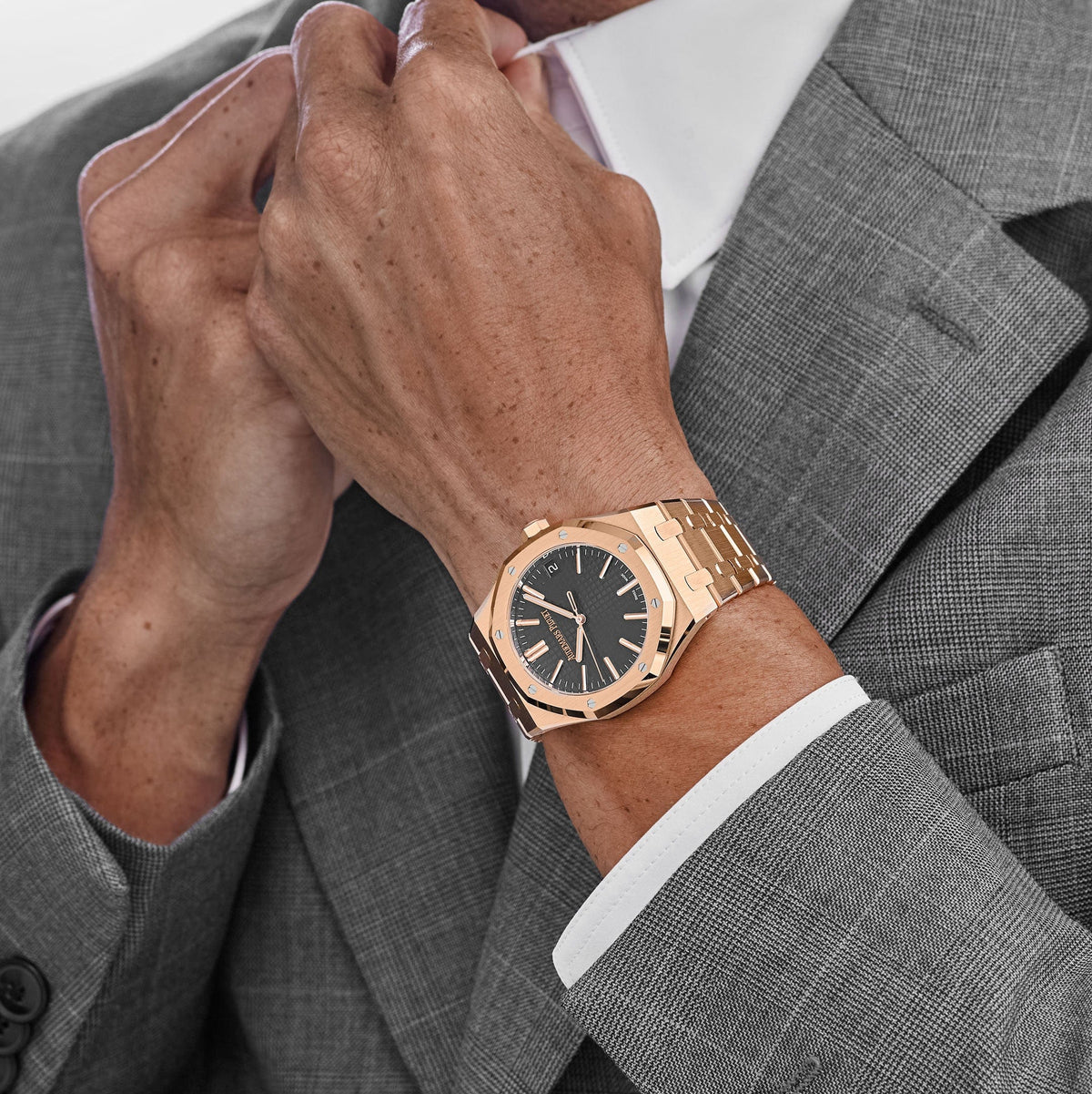Audemars Piguet Royal Oak 15510OR.OO.1320OR.04 Rose Gold Black Dial