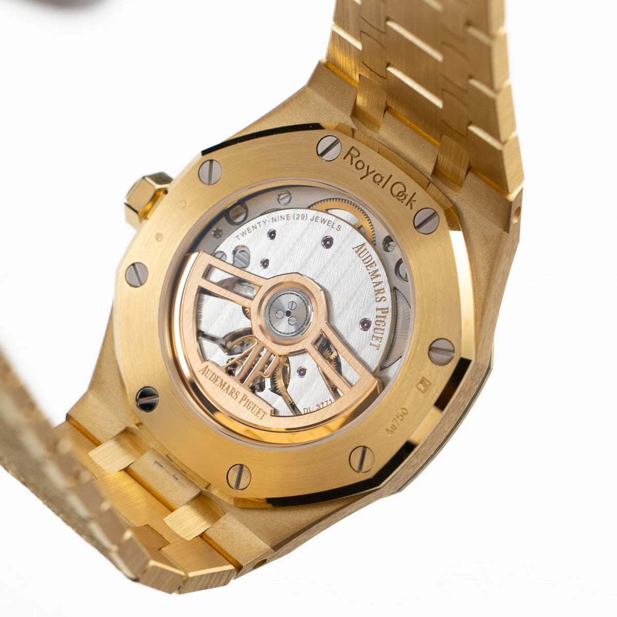 Audemars Piguet Royal Oak 15550BA.GG.1356BA.01 Frosted Yellow Gold Smoked Yellow Dial (2024)