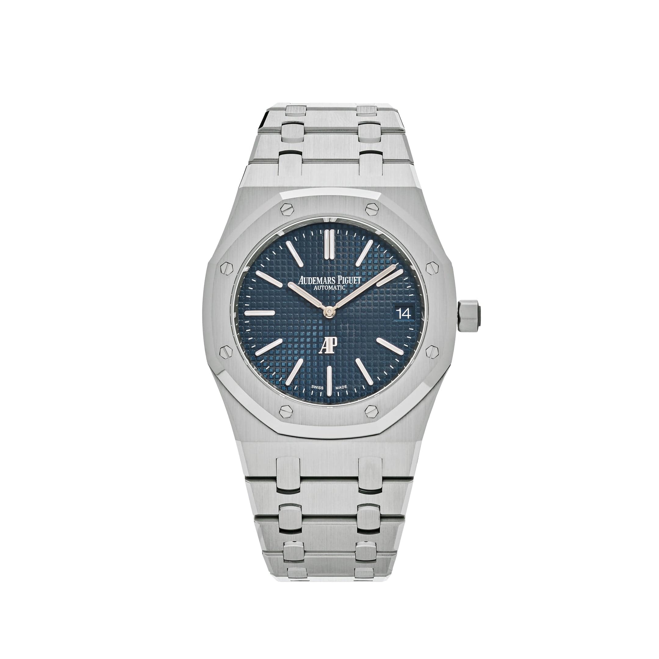 Audemars Piguet Royal Oak 16202ST.OO.1240ST.02 'Jumbo' Extra-Thin Stainless Steel Blue Dial (2025)