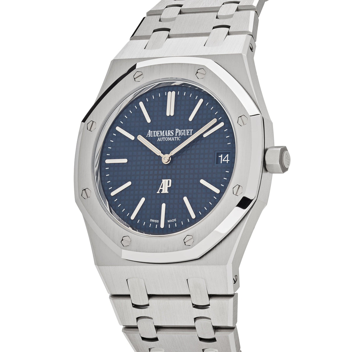Audemars Piguet Royal Oak 16202ST.OO.1240ST.02 'Jumbo' Extra-Thin Stainless Steel Blue Dial