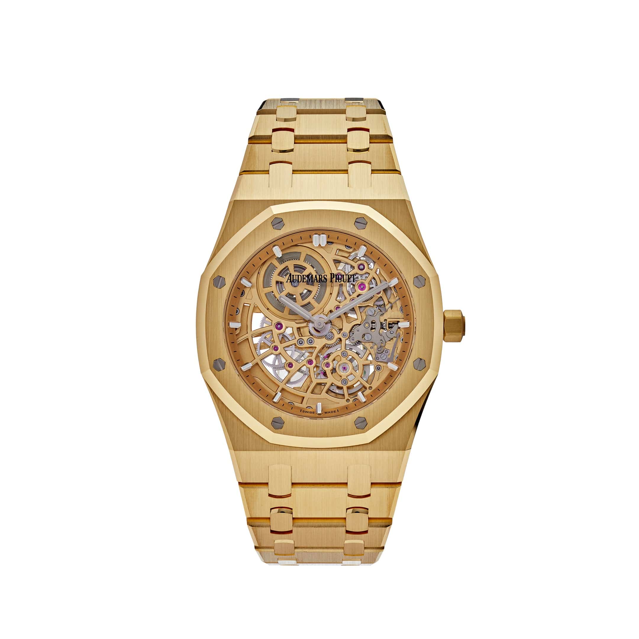 Audemars Piguet Royal Oak 16204BA.OO.1240BA.01 Jumbo Extra-Thin Yellow Gold Openworked (2024)