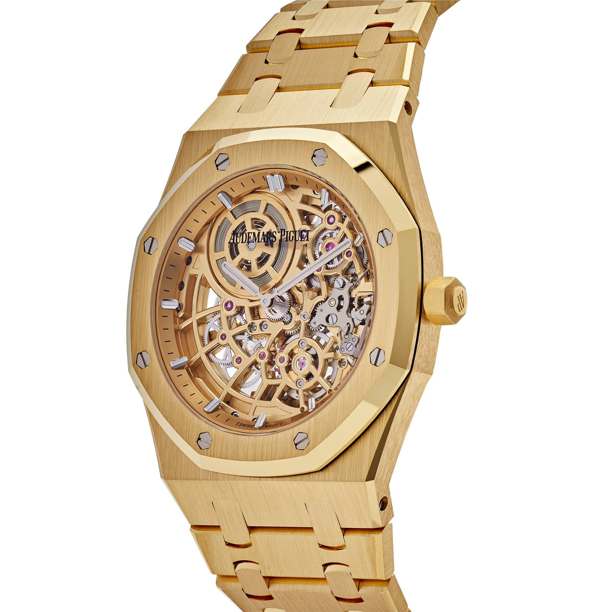 Audemars Piguet Royal Oak 16204BA.OO.1240BA.01 Jumbo Extra-Thin Yellow Gold Openworked (2025)