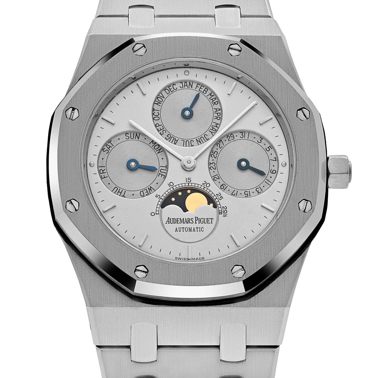 Audemars Piguet Royal Oak 25654ST.OO.0944ST.01 Perpetual Calendar Stainless Steel Silver Dial Limited Edition of 272