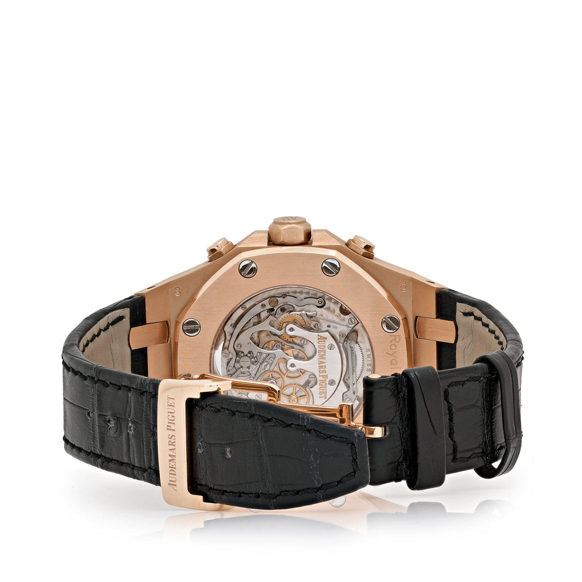 Audemars Piguet Royal Oak 25977OR.OO.D002CR.01 Chronograph Tourbillon Rose Gold Black Dial