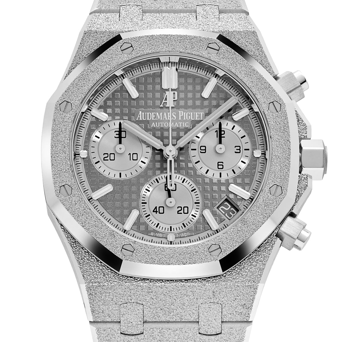 Audemars Piguet Royal Oak 26239BC.GG.1224BC.01 Chronograph Frosted White Gold Limited Edition of 200 (2021)
