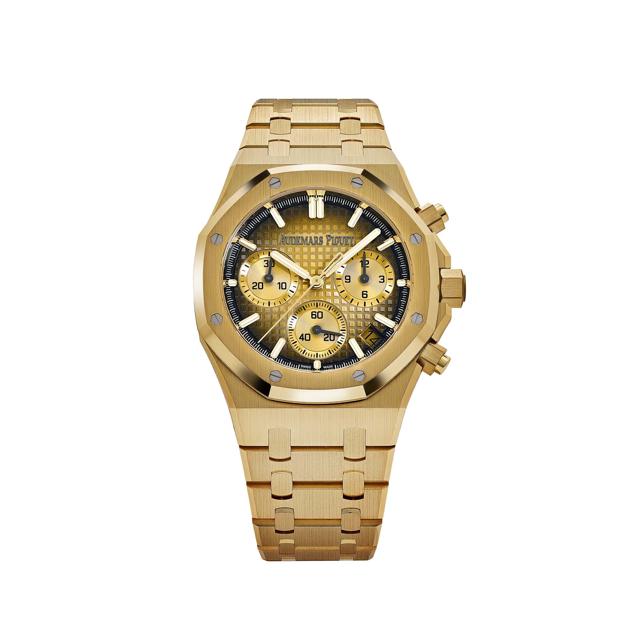 Audemars Piguet Royal Oak 26240BA.OO.1320BA.02 Chronograph Smoked Yellow Gold