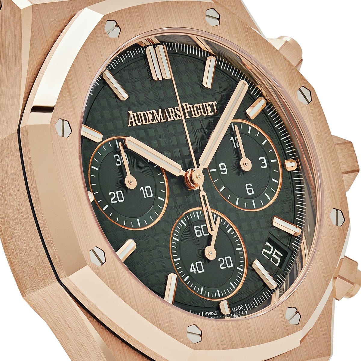 Audemars Piguet Royal Oak 26240OR.OO.1320OR.04 Chronograph '50th Anniversary' Rose Gold Khaki Green Dial (2022)