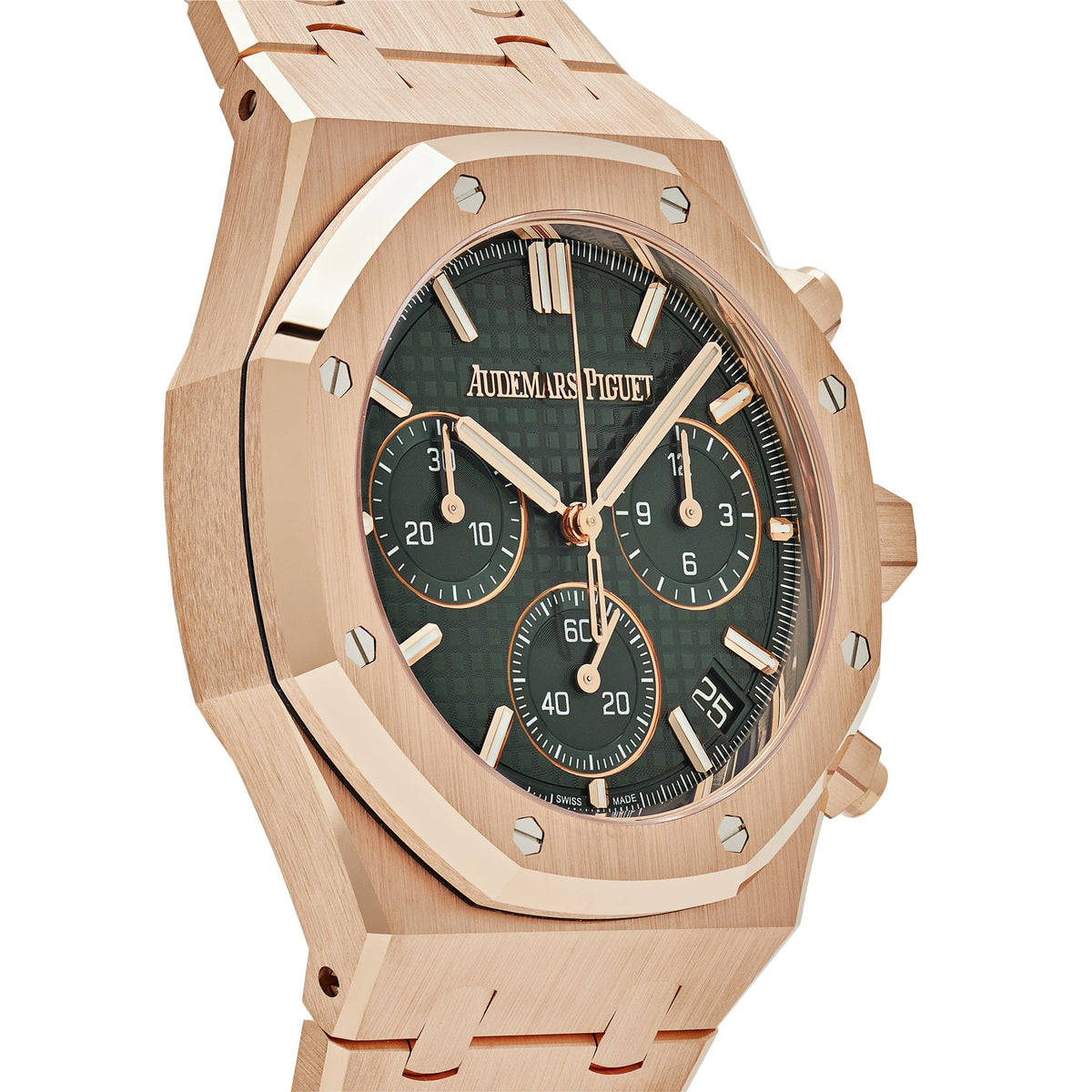 Audemars Piguet Royal Oak 26240OR.OO.1320OR.04 Chronograph '50th Anniversary' Rose Gold Khaki Green Dial (2022)