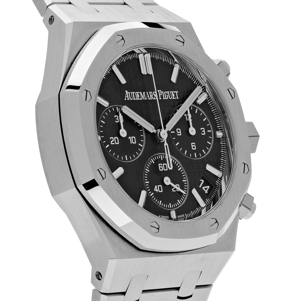 Audemars Piguet Royal Oak 26240ST.OO.1320ST.02 Selfwinding Chronograph '50th Anniversary' Stainless Steel Black Dial