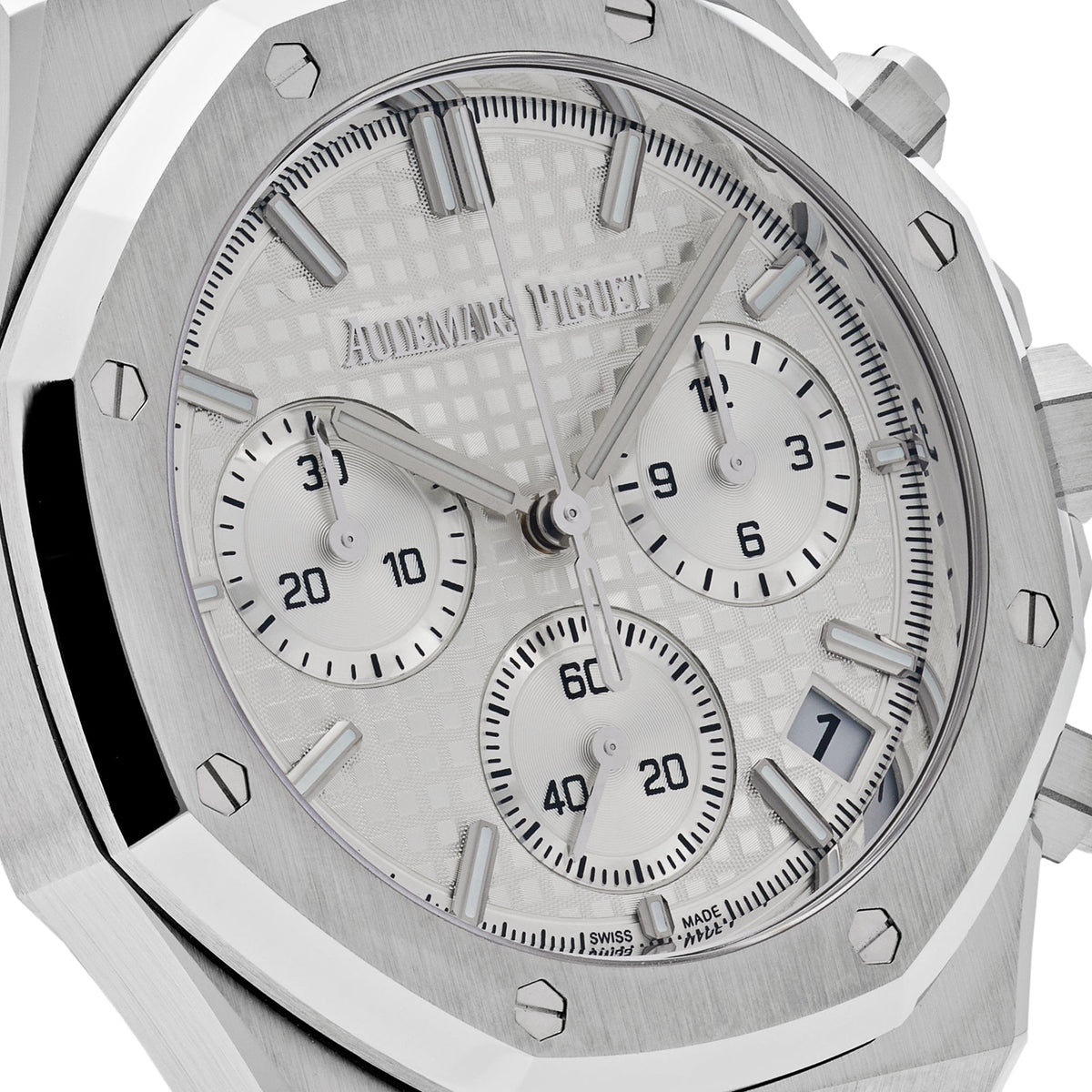 Audemars Piguet Royal Oak 26240ST.OO.1320ST.03 Selfwinding Chronograph '50th Anniversary' Stainless Steel White Dial