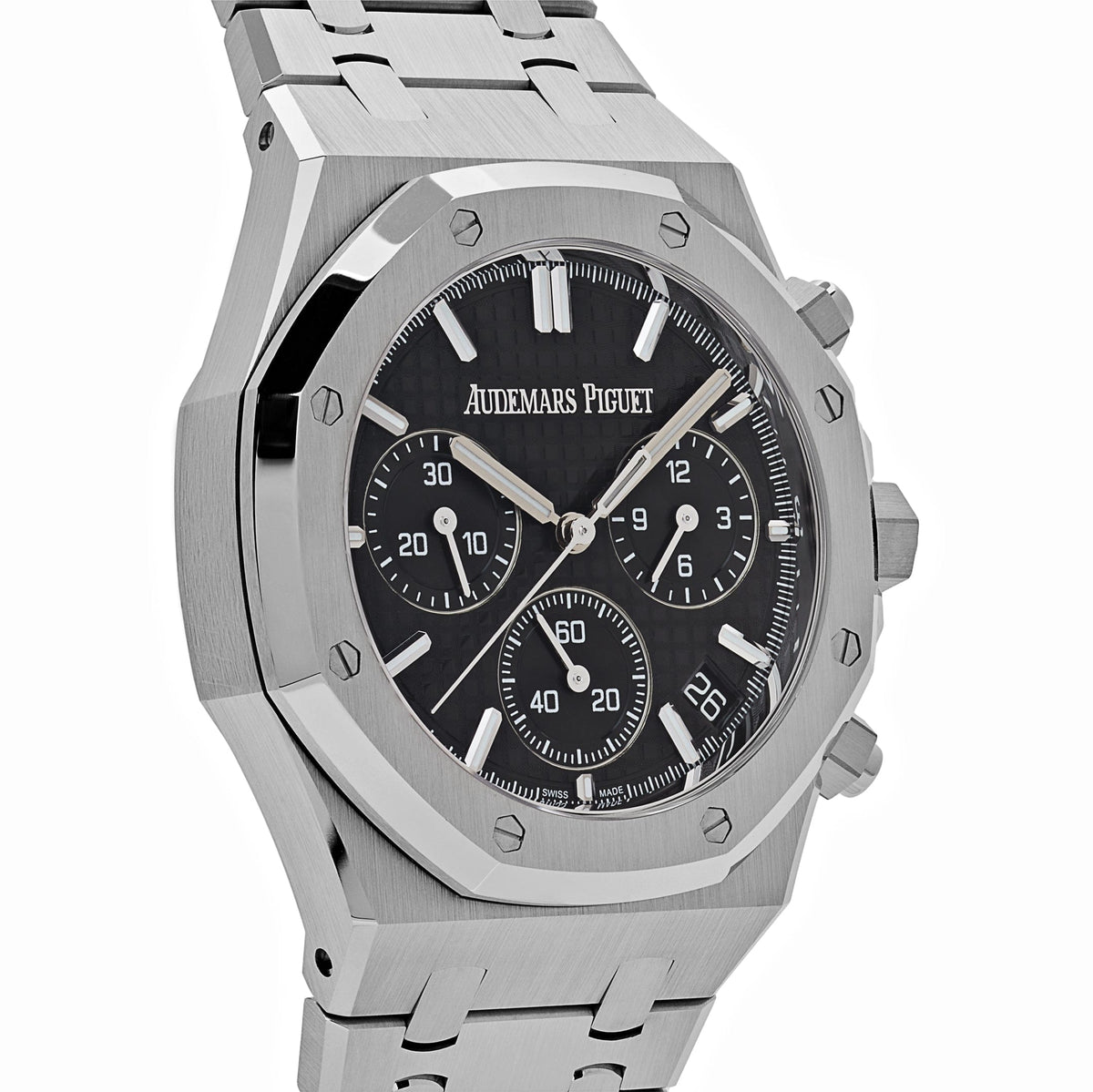 Audemars Piguet Royal Oak 26240ST.OO.1320ST.02 Selfwinding Chronograph '50th Anniversary' Stainless Steel Black Dial