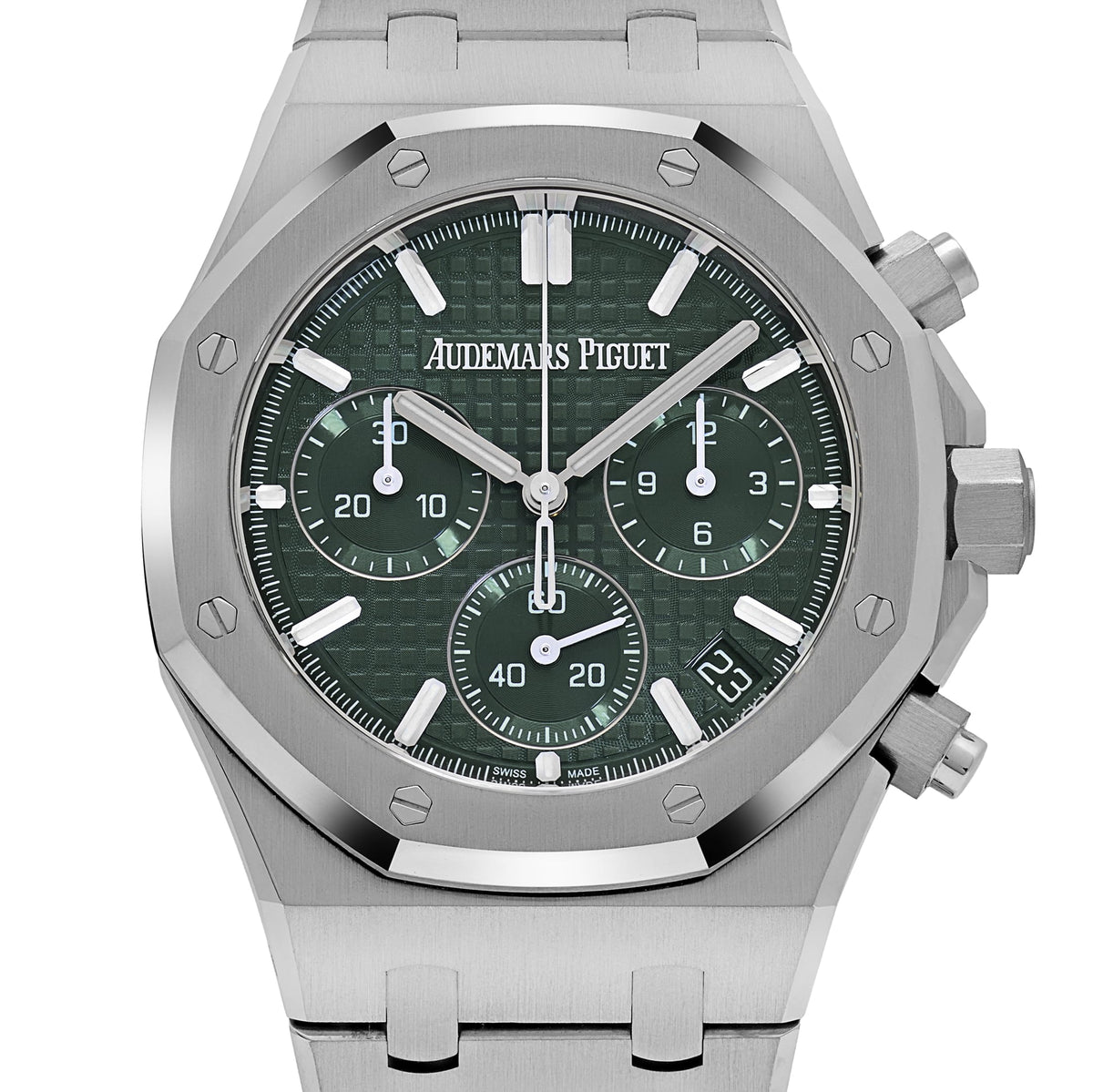 Audemars Piguet Royal Oak 26240ST.OO.1320ST.08 Chronograph Stainless Steel Green Dial