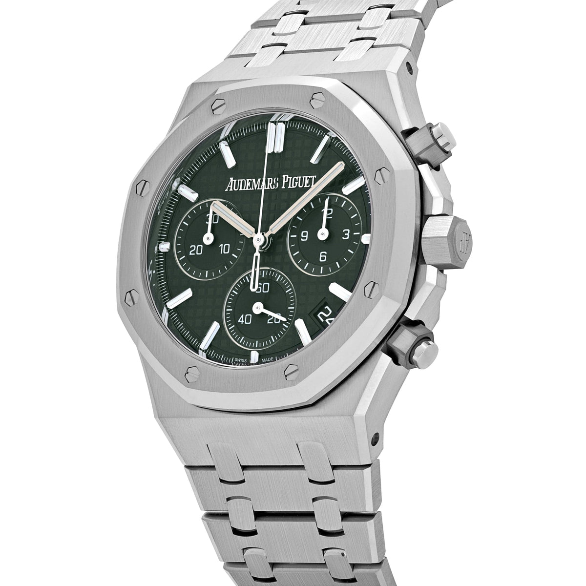 Audemars Piguet Royal Oak 26240ST.OO.1320ST.08 Chronograph Stainless Steel Green Dial (2026)