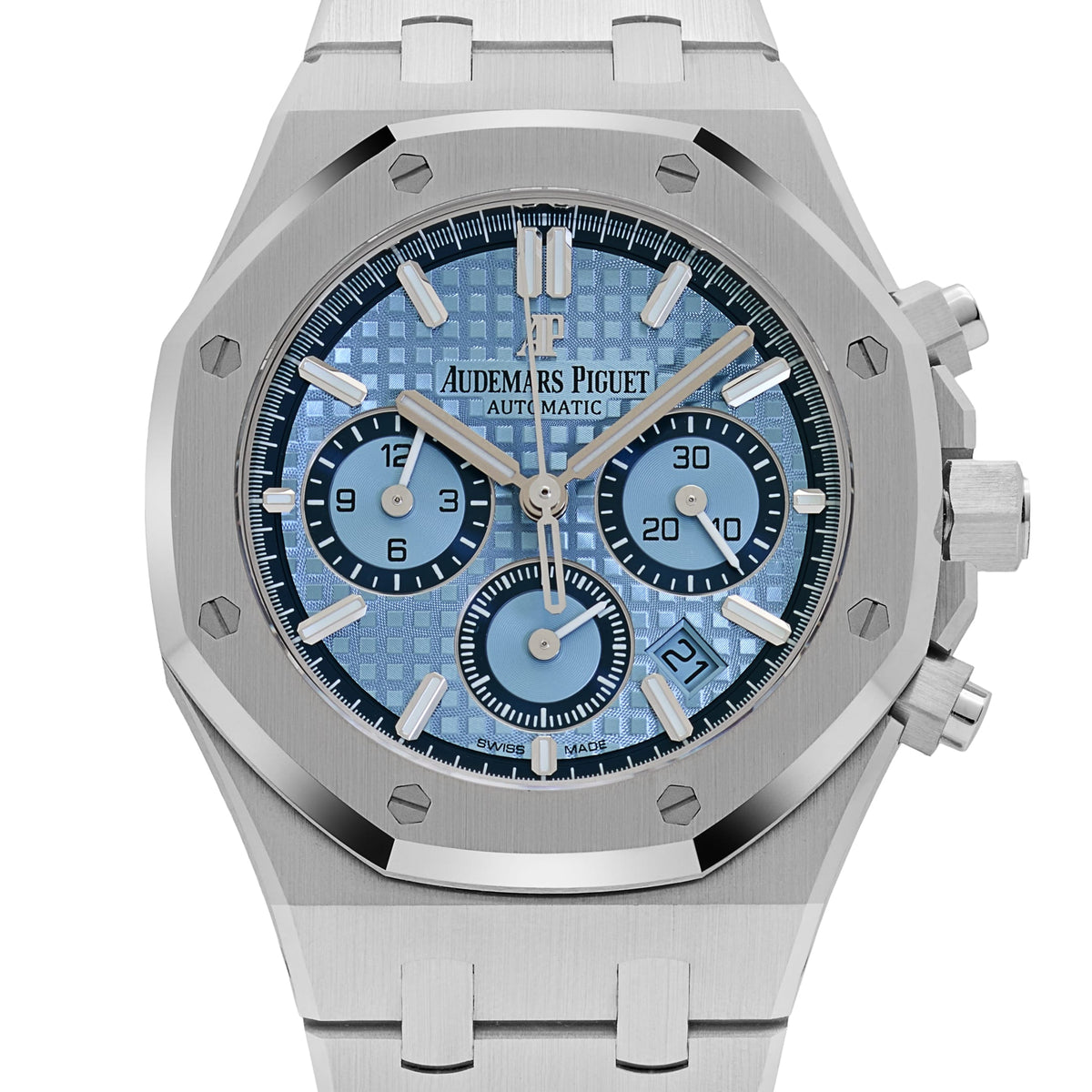 Audemars Piguet Royal Oak 26317BC.OO.1256BC.01 Selfwinding Chronograph White Gold Light Blue Dial Limited Edition of 100 (2020)